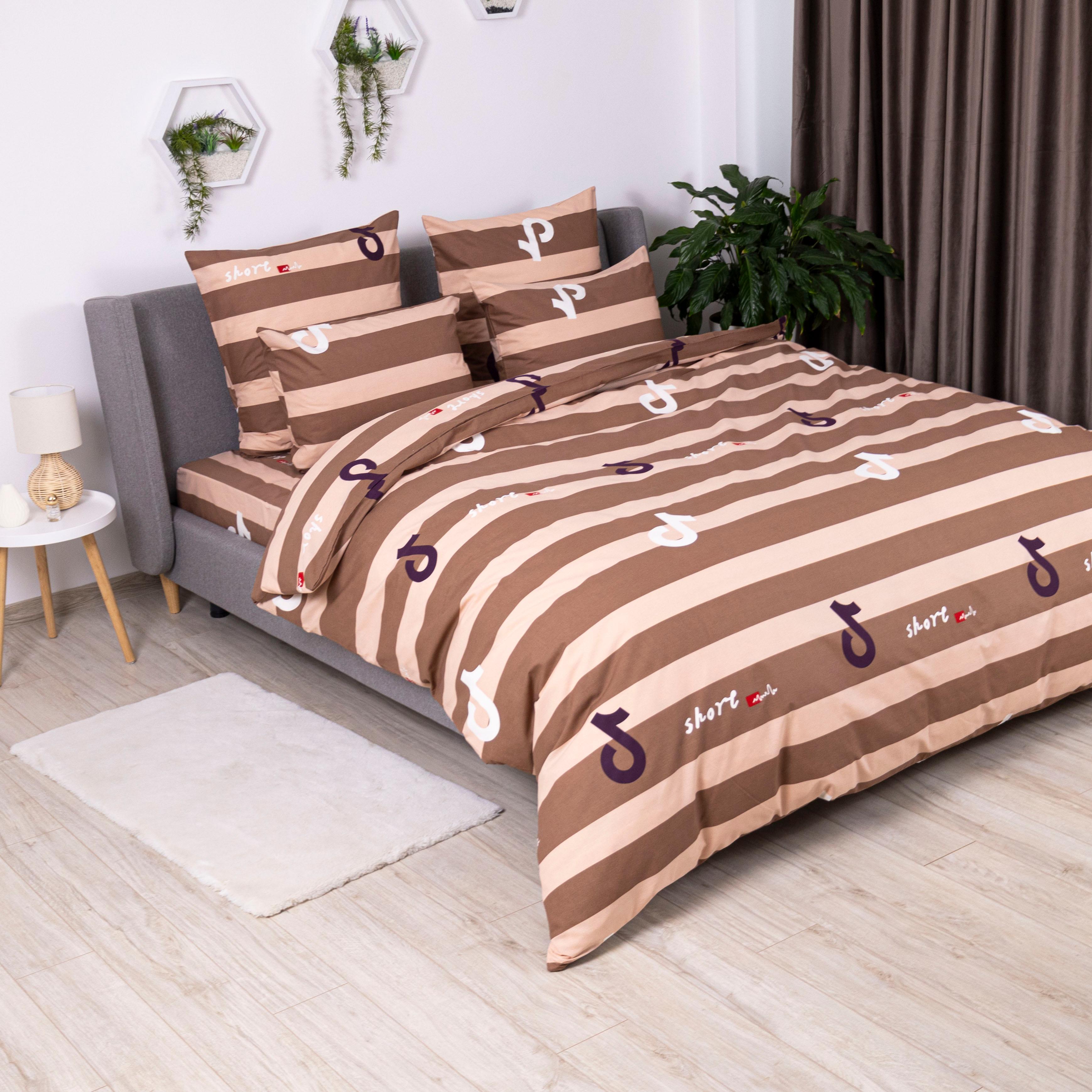 Bedding Set TEP "Soft dreams" Line Brown, 70x70, one and a half - Photo 3