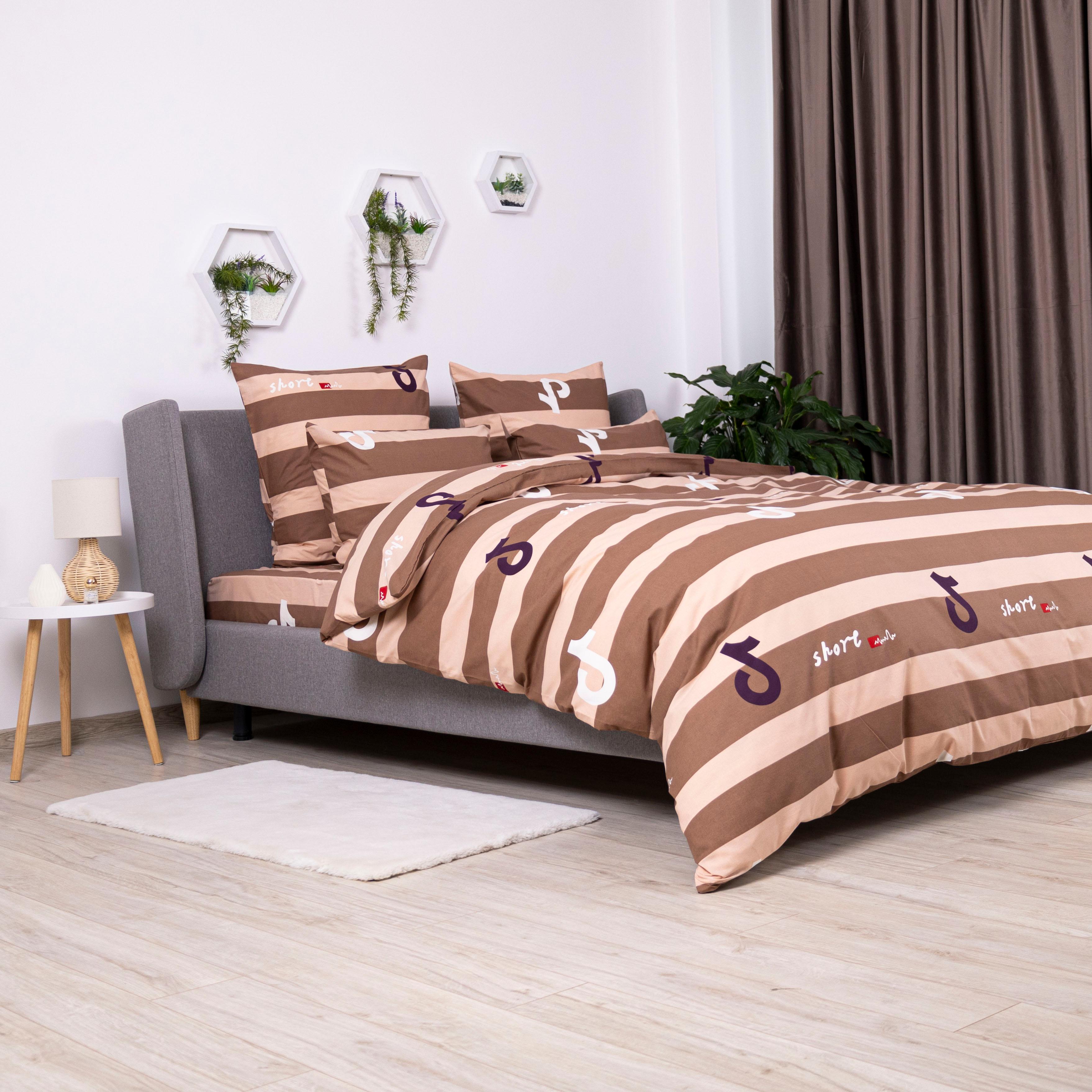 Bedding Set TEP "Soft dreams" Line Brown, 70x70, one and a half - Photo 4