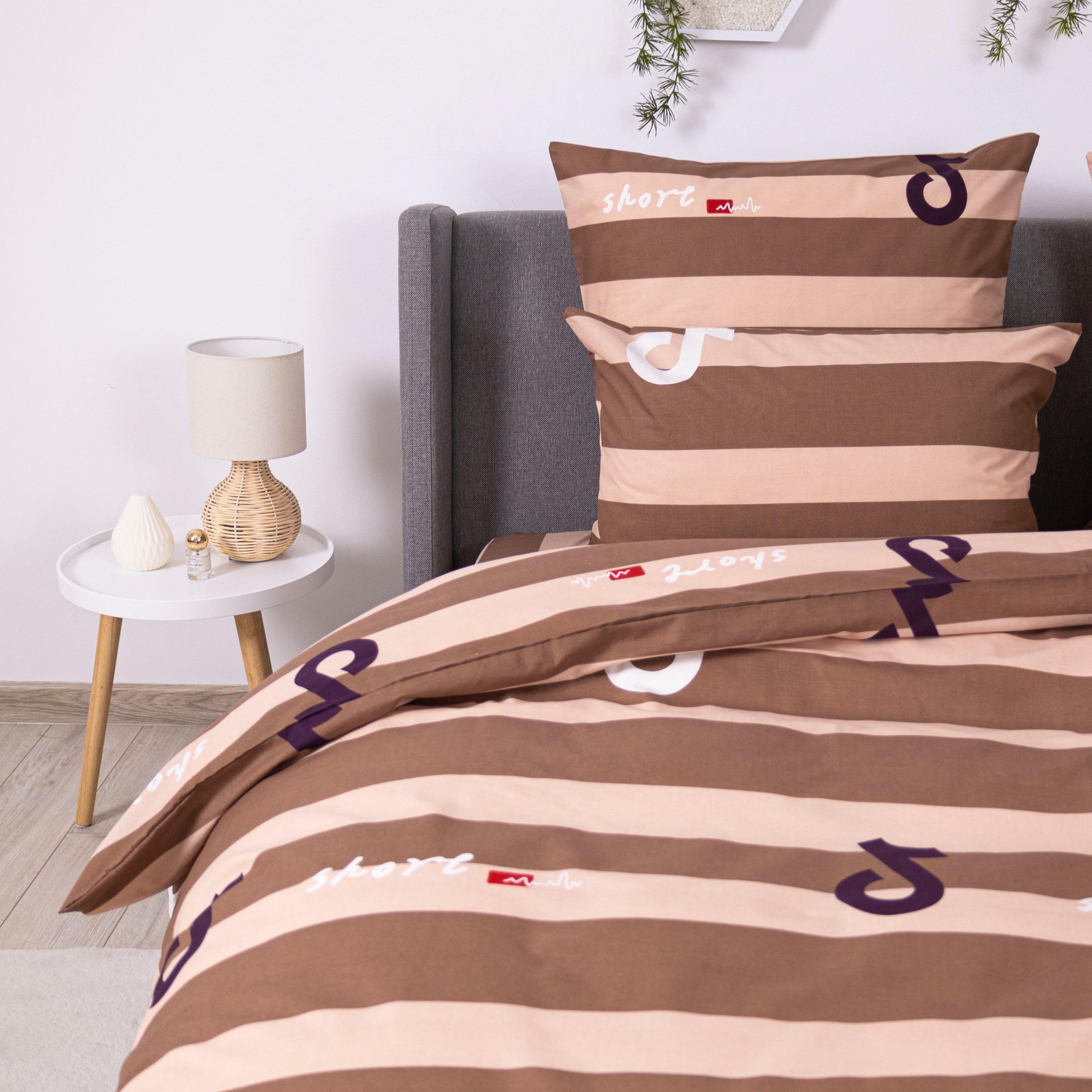 Bedding Set TEP "Soft dreams" Line Brown, 70x70, one and a half - Photo 5