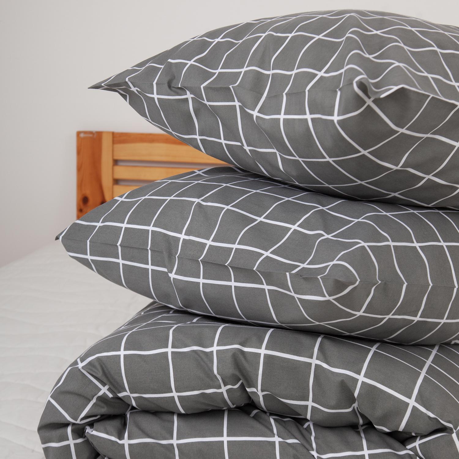 Постельное белье ТЕП "Happy Sleep Duo" Check, полуторное - Фото 4
