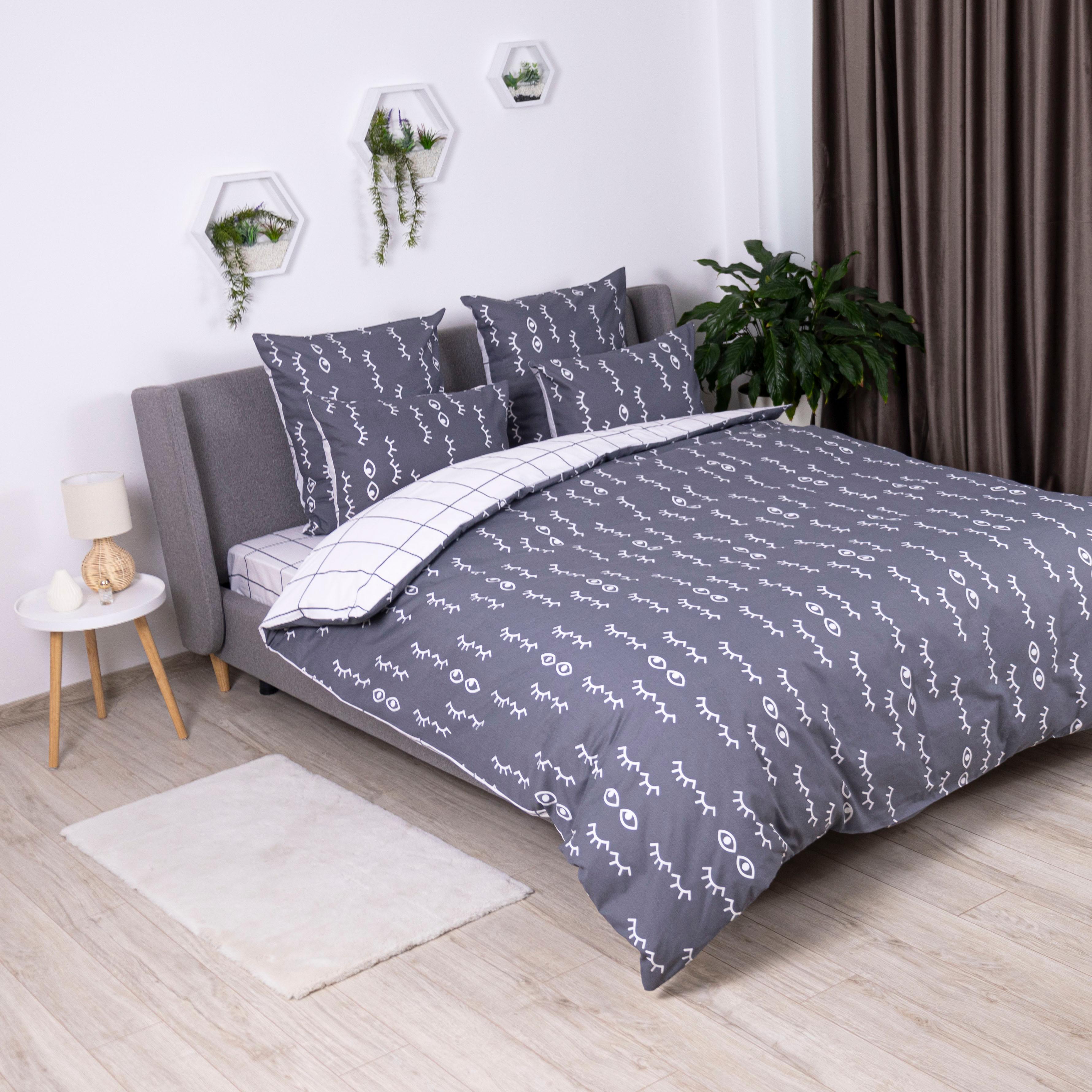 Bedding Set TEP "Soft dreams" Look, 70x70, family - Photo 3