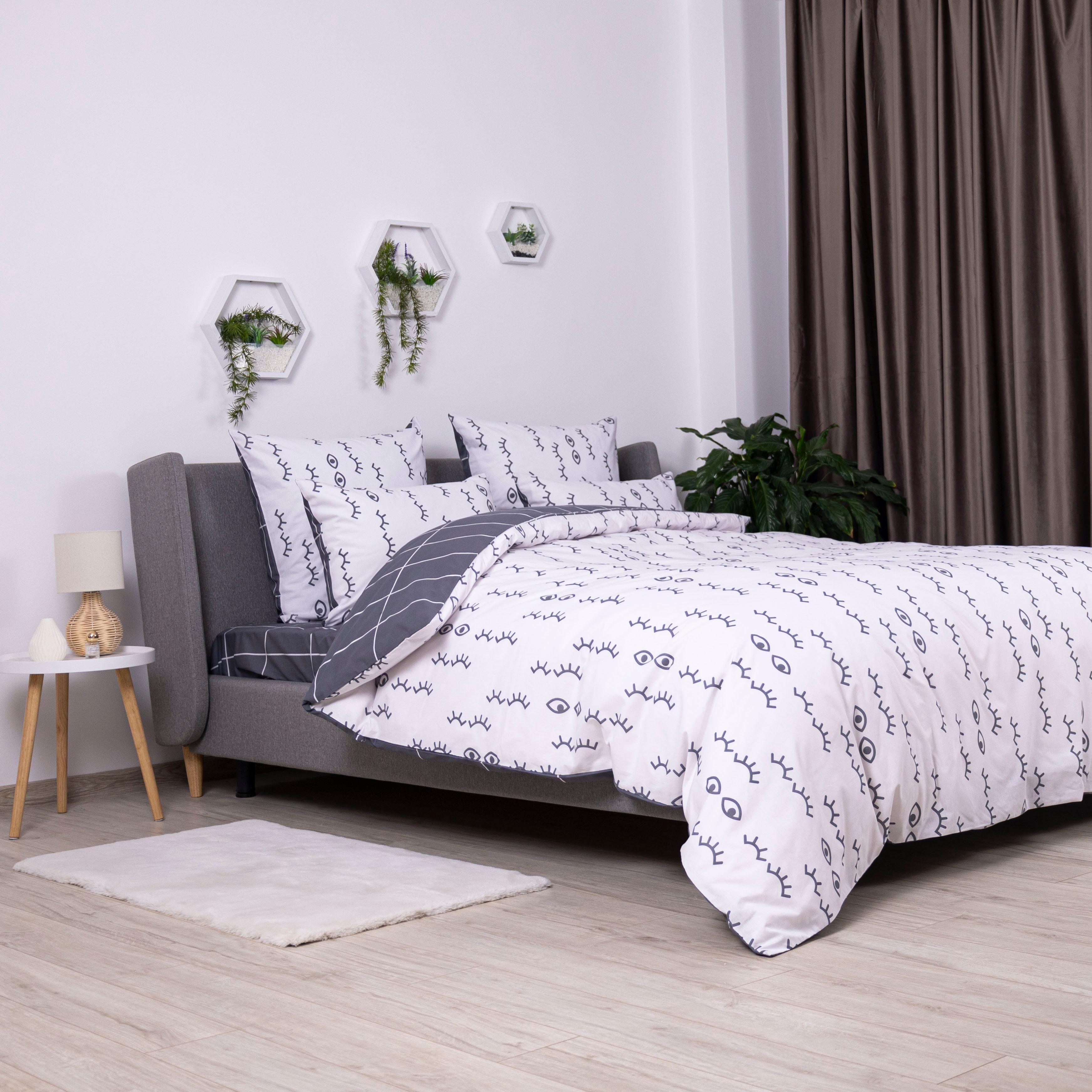 Bedding Set TEP "Soft dreams" White Look, 70x70, family - Photo 4