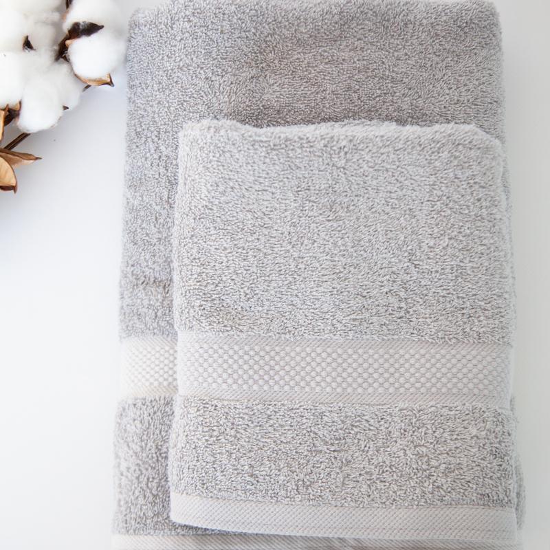 Towel "Honey" (470 g/m2) Silver, 50x90 - Photo 4