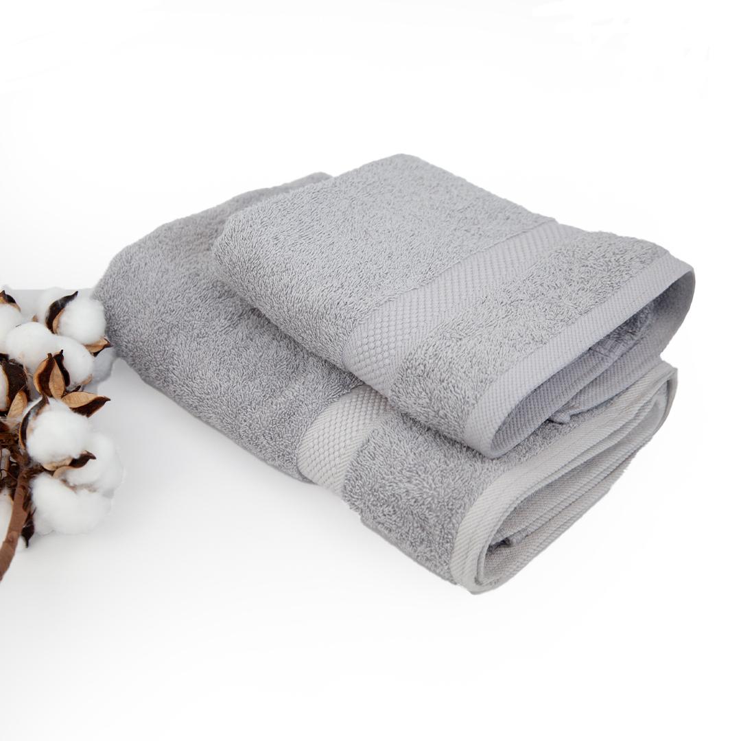 Towel "Honey" (470 g/m2) Silver, 50x90 - Photo 2