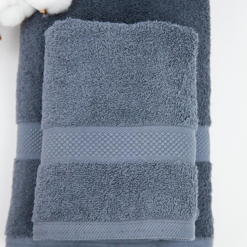 Towel "Honey" (470 g/m2) Gray, 50x90 - Photo 4