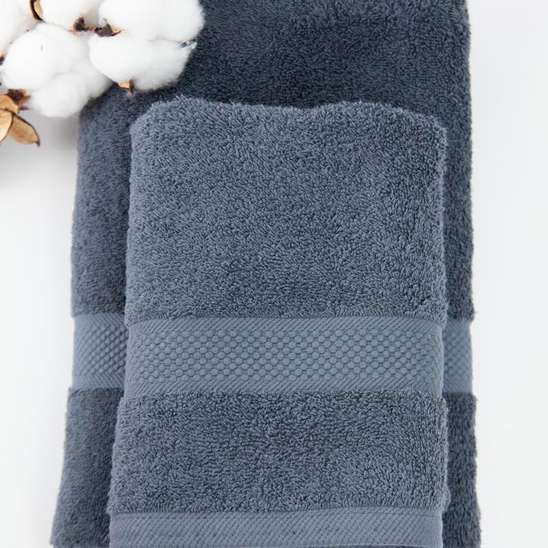 Towel "Honey" (470 g/m2) Gray, 50x90 - Photo 5