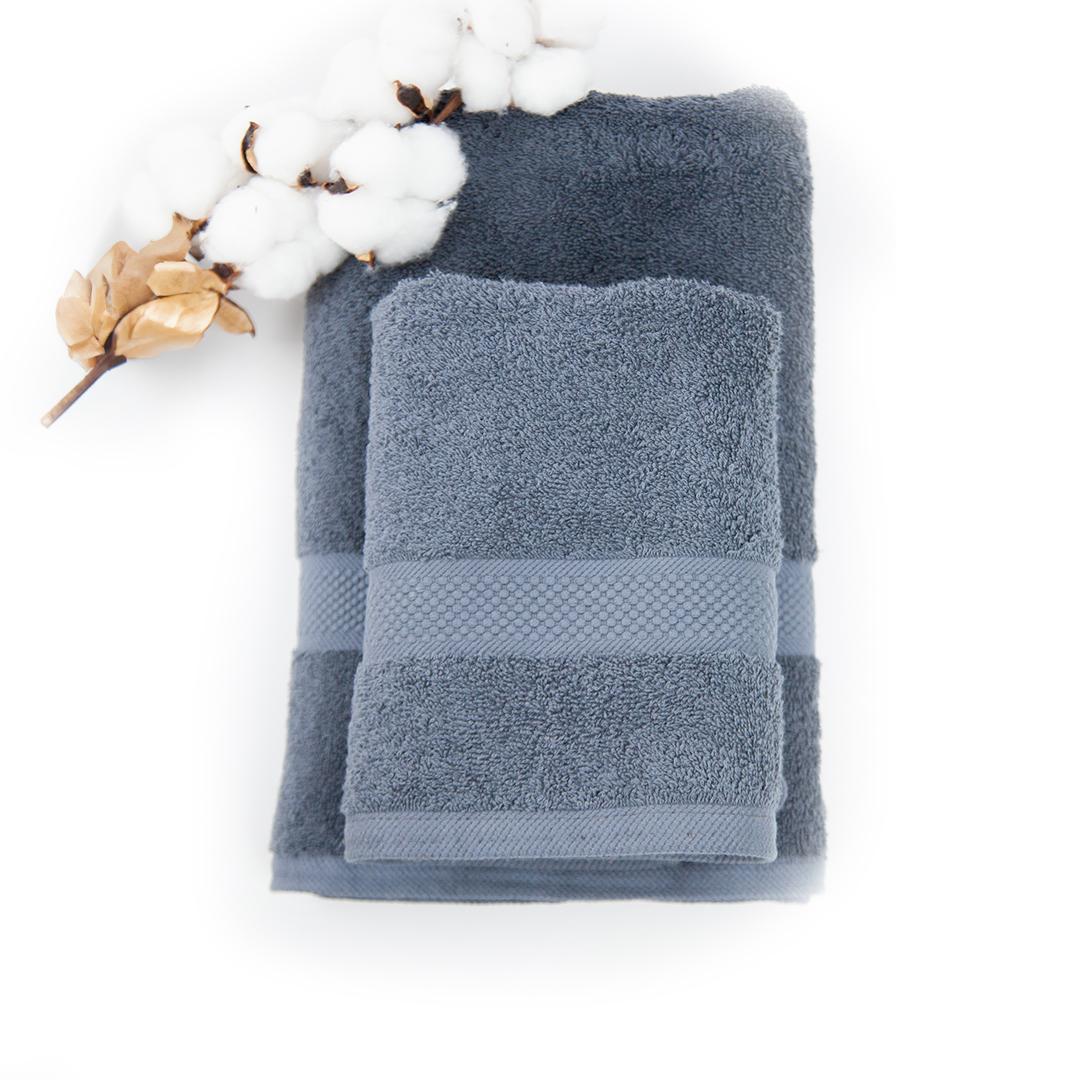 Towel "Honey" (470 g/m2) Gray, 50x90 - Photo 2