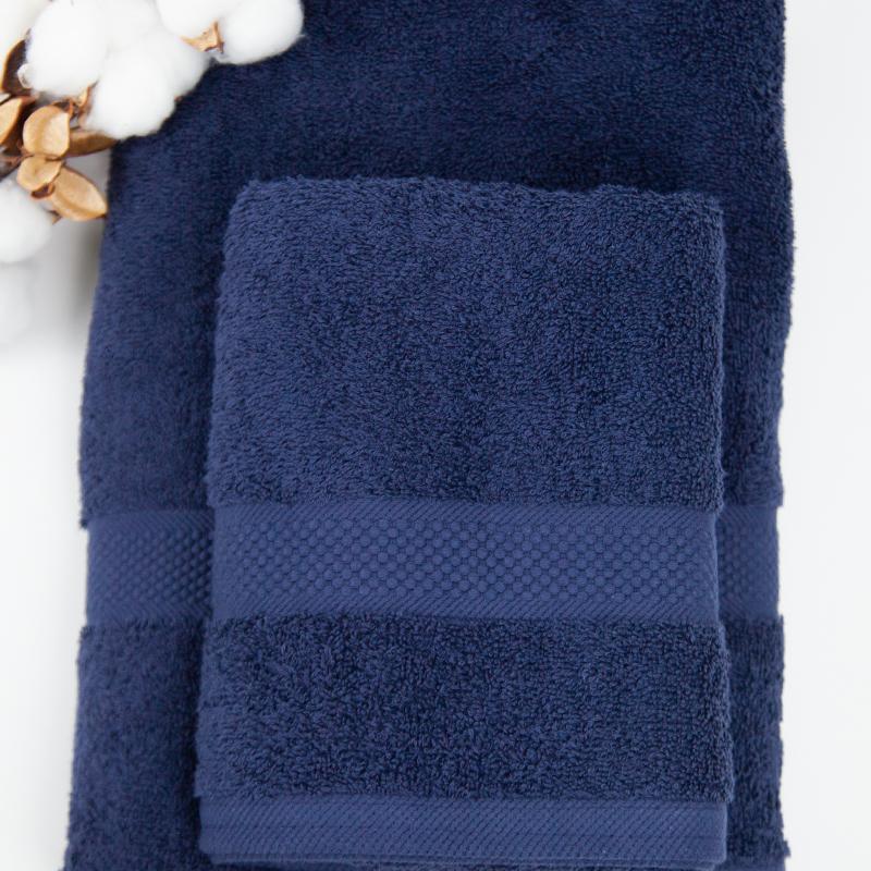 Towel "Honey" (470 g/m2) Dark Blue, 50x90 - Photo 4
