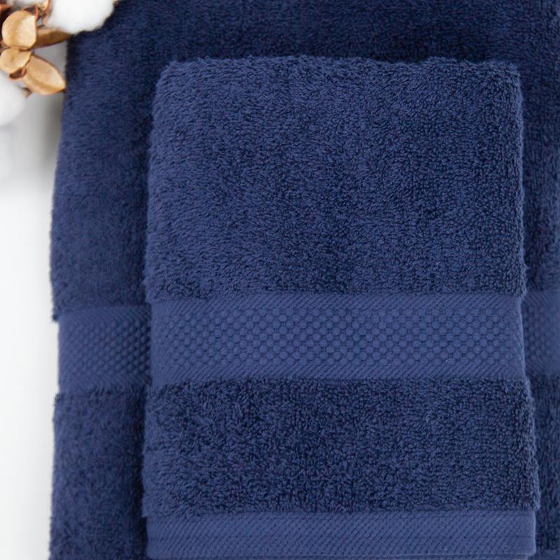 Towel "Honey" (470 g/m2) Dark Blue, 50x90 - Photo 5