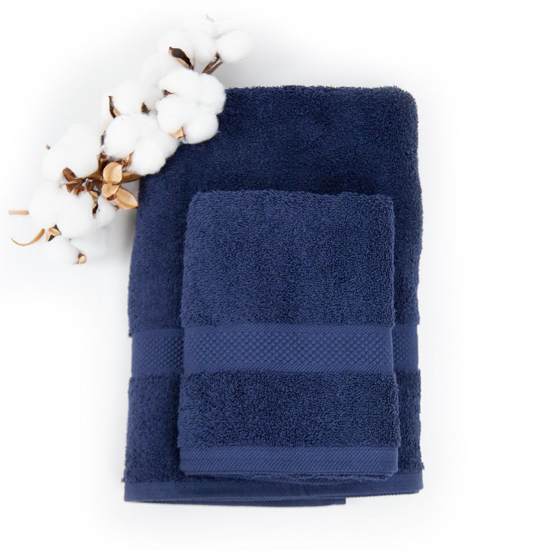 Towel "Honey" (470 g/m2) Dark Blue, 50x90 - Photo 2
