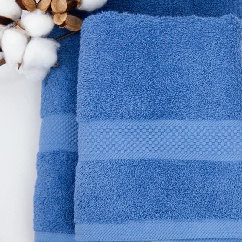 Towel "Honey" (470 g/m2) Blue, 50x90 - Photo 5