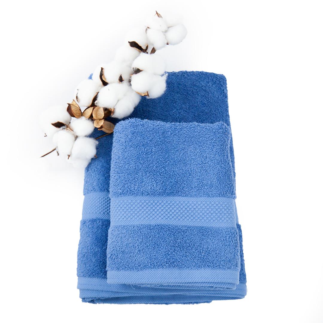 Towel "Honey" (470 g/m2) Blue, 50x90 - Photo 2