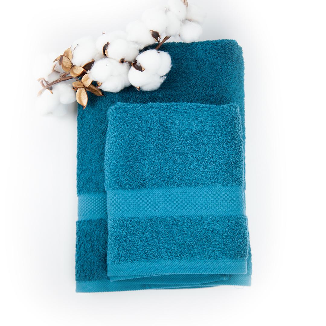 Towel "Honey" (470 g/m2) Cornflower, 70x140 - Photo 2