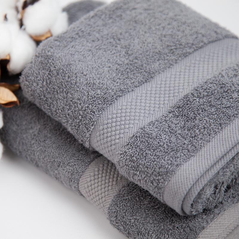 Towel "Honey" (470 g/m2) Stone Gray, 50x90 - Photo 3