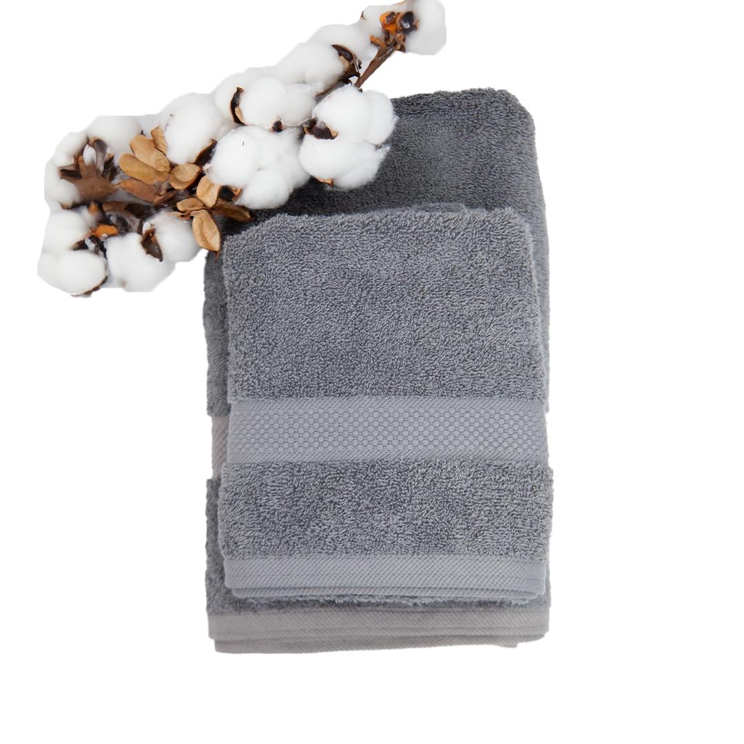Towel "Honey" (470 g/m2) Stone Gray, 50x90 - Photo 2
