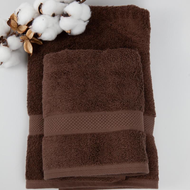 Towel "Honey" (470 g/m2) Brown, 70x140 - Photo 4