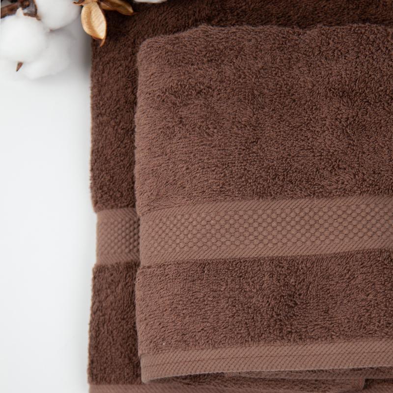 Towel "Honey" (470 g/m2) Brown, 70x140 - Photo 5