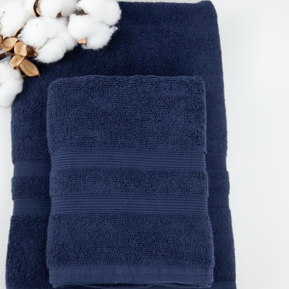 Towel "Tender Touch" (500 g/m2) Dark Blue, 70x140 - Photo 4