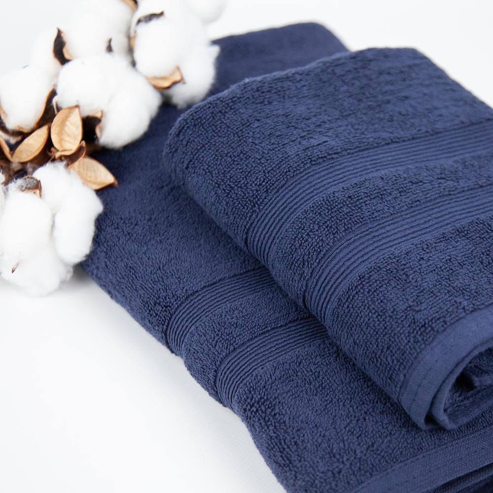 Towel "Tender Touch" (500 g/m2) Dark Blue, 70x140 - Photo 3