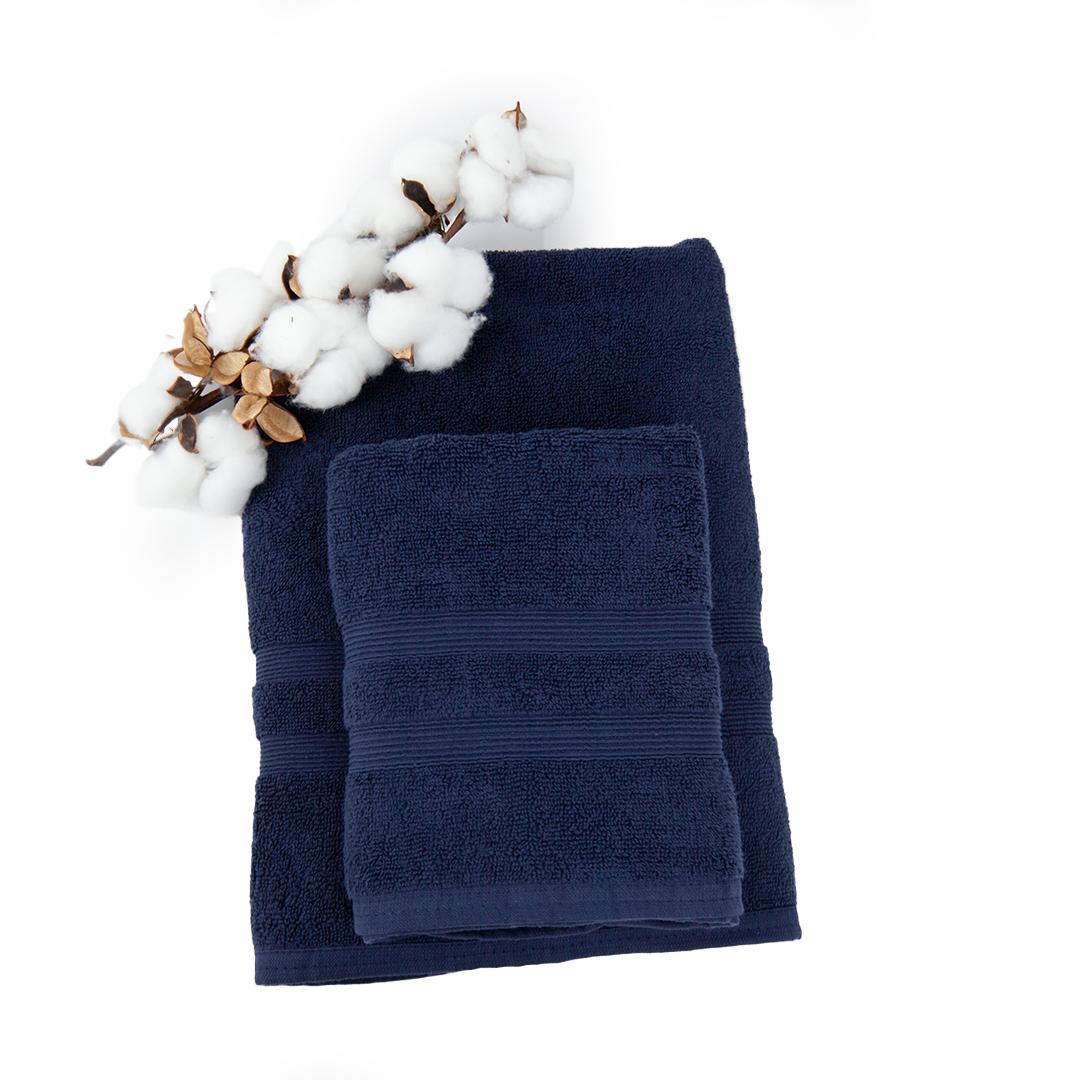 Towel "Tender Touch" (500 g/m2) Dark Blue, 70x140 - Photo 2