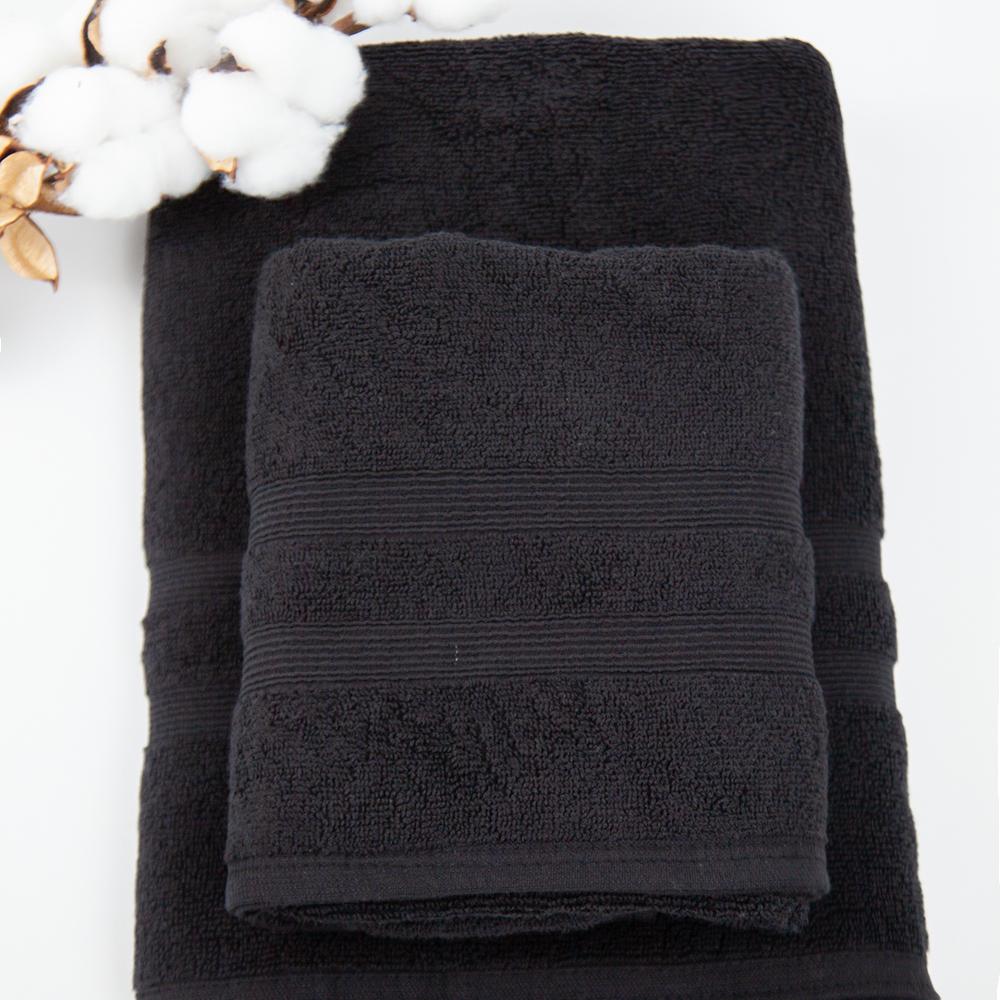 Towel "Tender Touch" (500 g/m2) Black, 50x90 - Photo 4