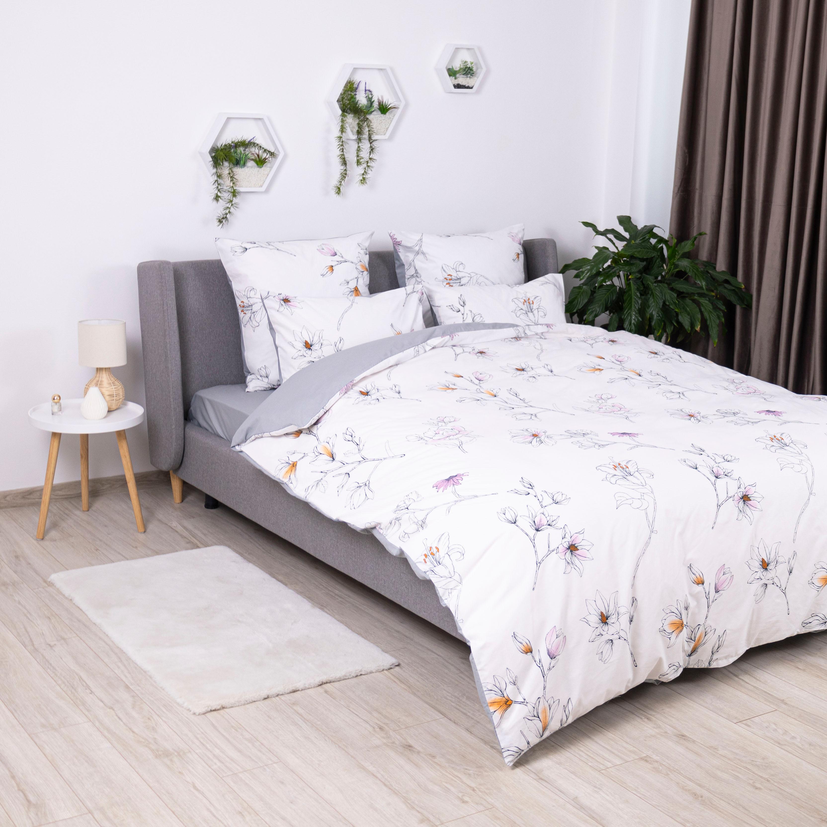 Постельное белье ТЕП "Happy Sleep" Белое цветение, 50x70, полуторное - Фото 3