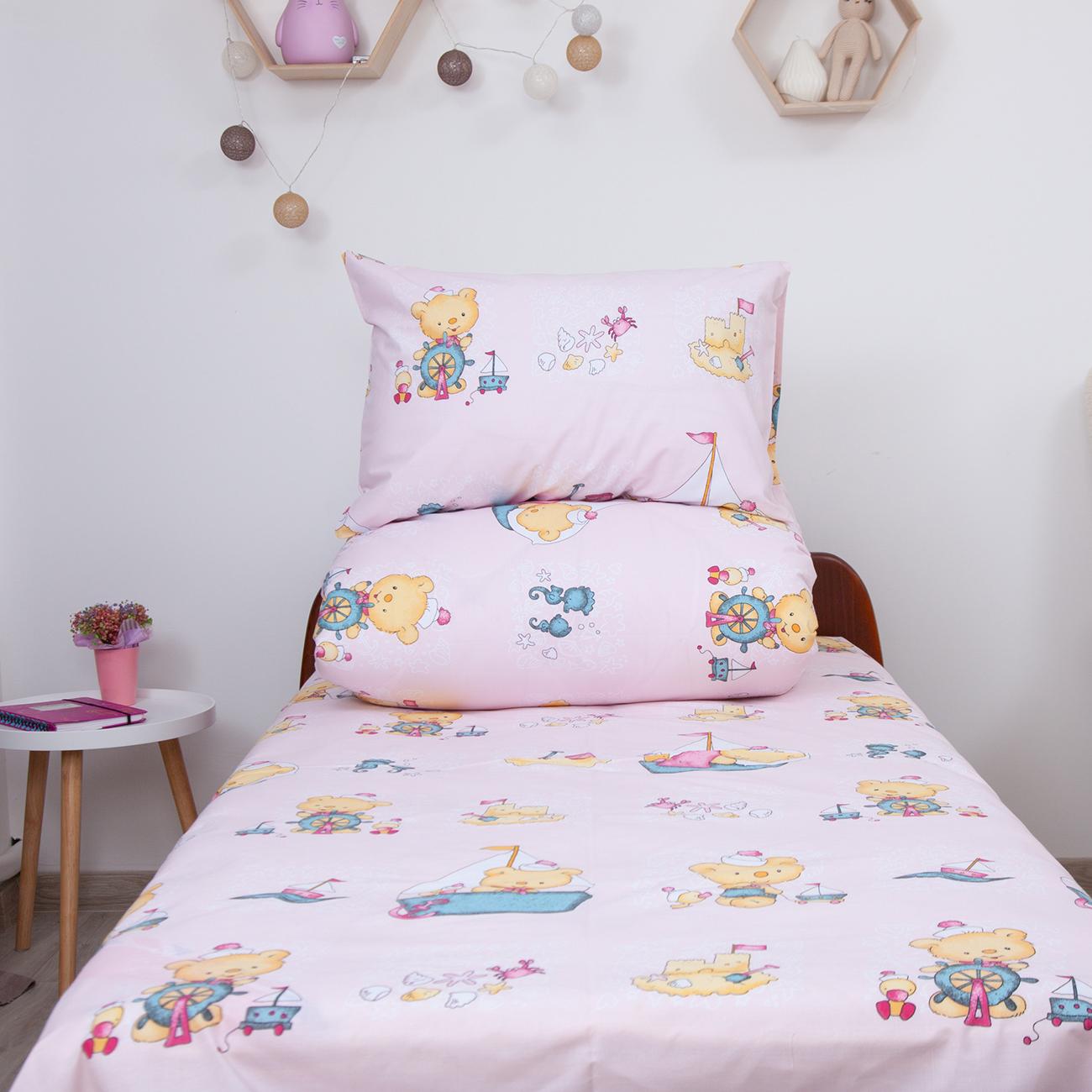 Bedding Set TEP "Soft dreams" Rozheviy moryachok, 50x70, teenage - Photo 6
