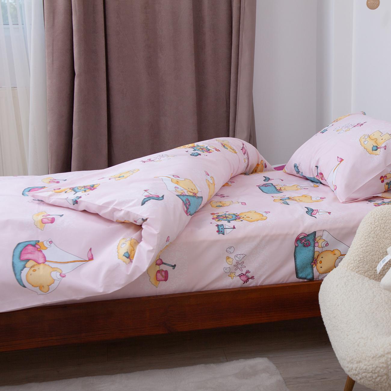 Bedding Set TEP "Soft dreams" Rozheviy moryachok, 50x70, teenage - Photo 7