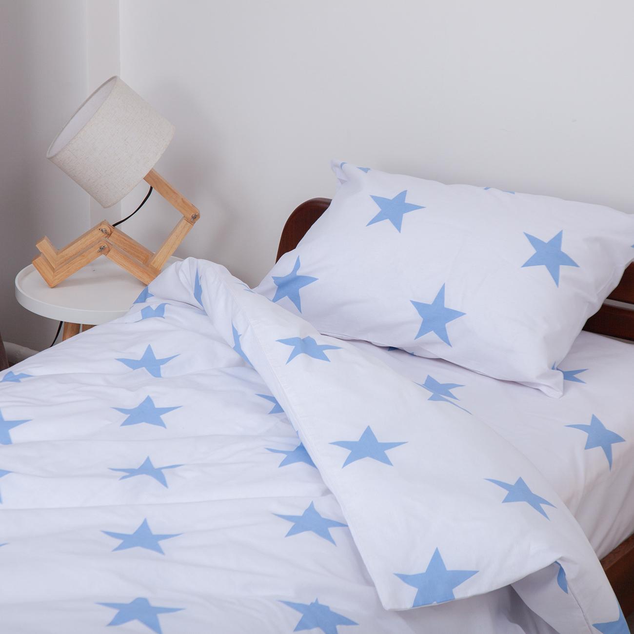 Bedding Set TEP "Soft dreams" Zirki (Blue), 50x70, teenage - Photo 5