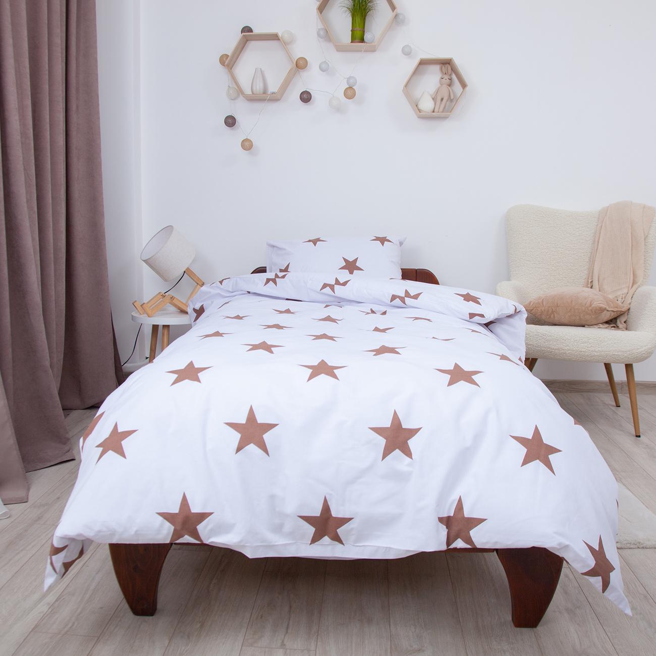 Bedding Set TEP "Soft dreams" Zirki (Cocoa), 50x70, teenage - Photo 3