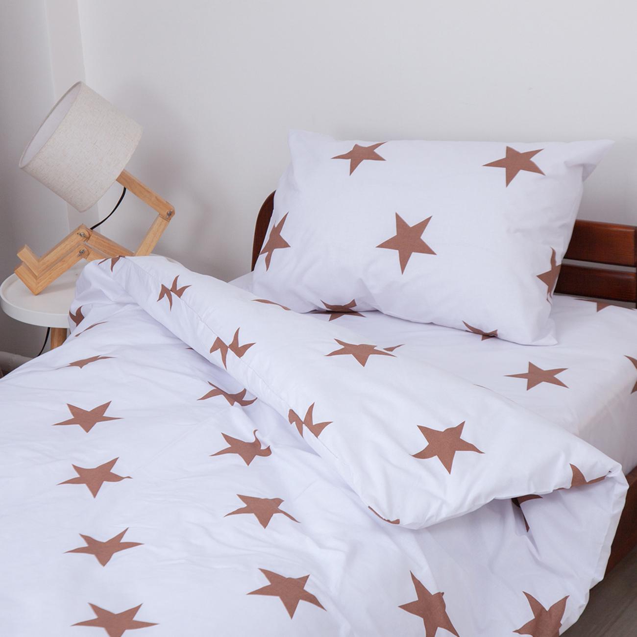Bedding Set TEP "Soft dreams" Zirki (Cocoa), 50x70, teenage - Photo 5