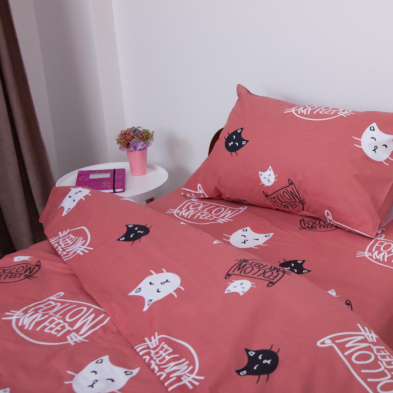 Постільна білизна ТЕП "Soft dreams" Кошенятка (коричневий), 50x70, підліткова - Фото 5