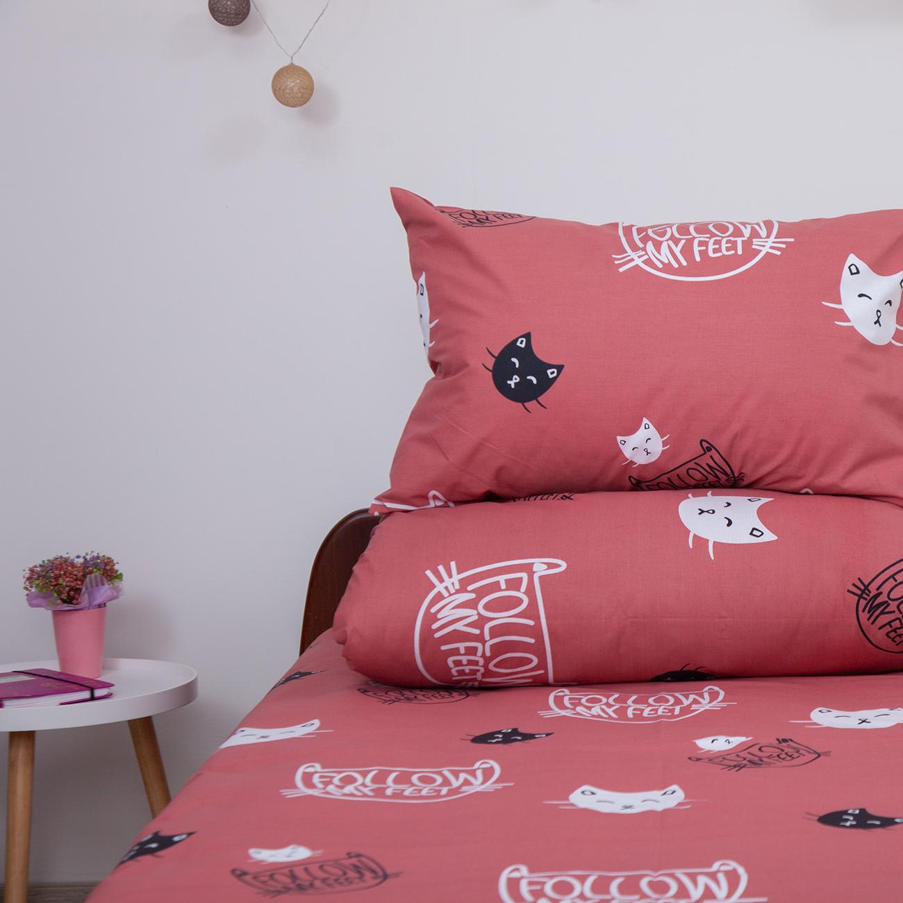 Постільна білизна ТЕП "Soft dreams" Кошенятка (коричневий), 50x70, підліткова - Фото 2