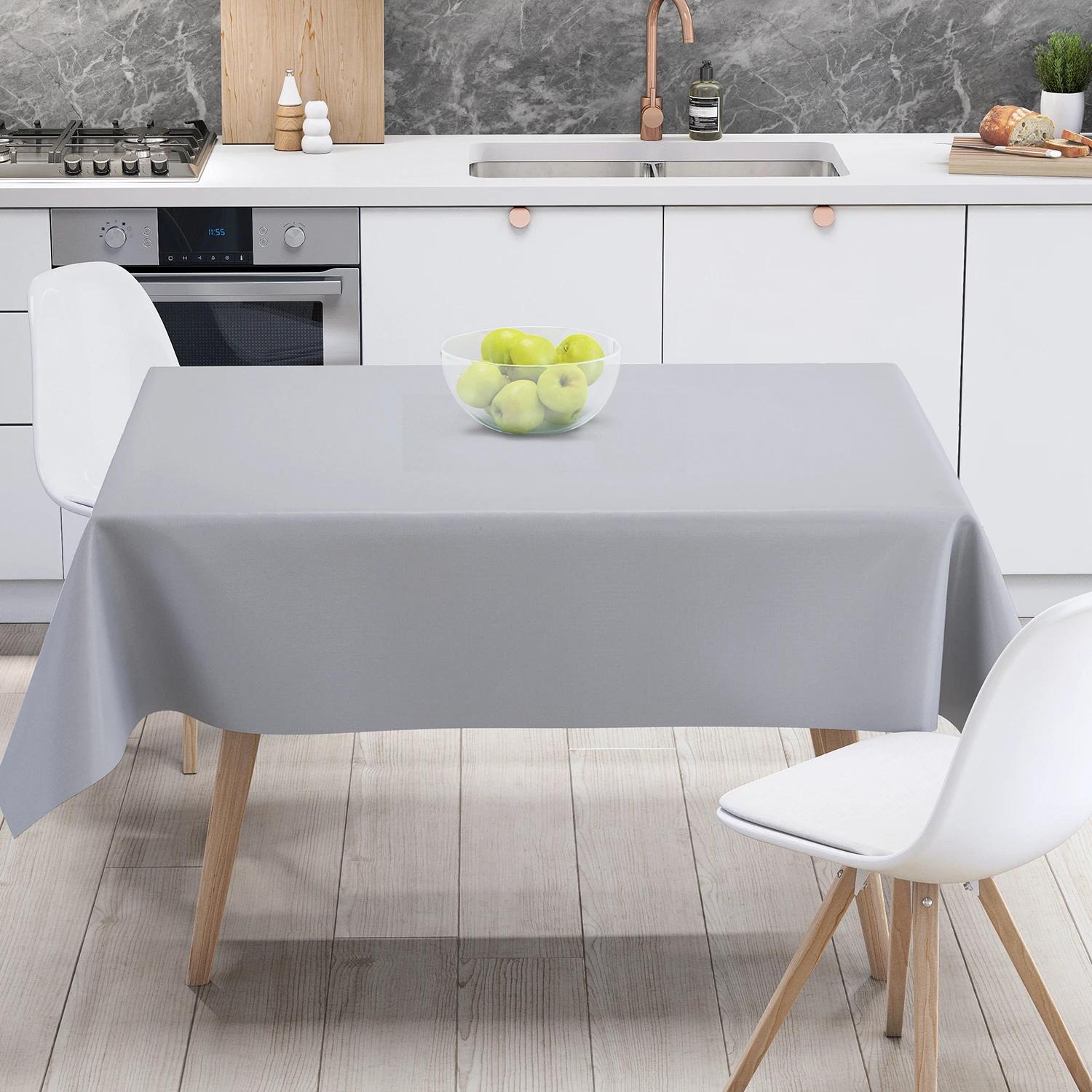 Tablecloth "Aquastop" water repellent Light Gray