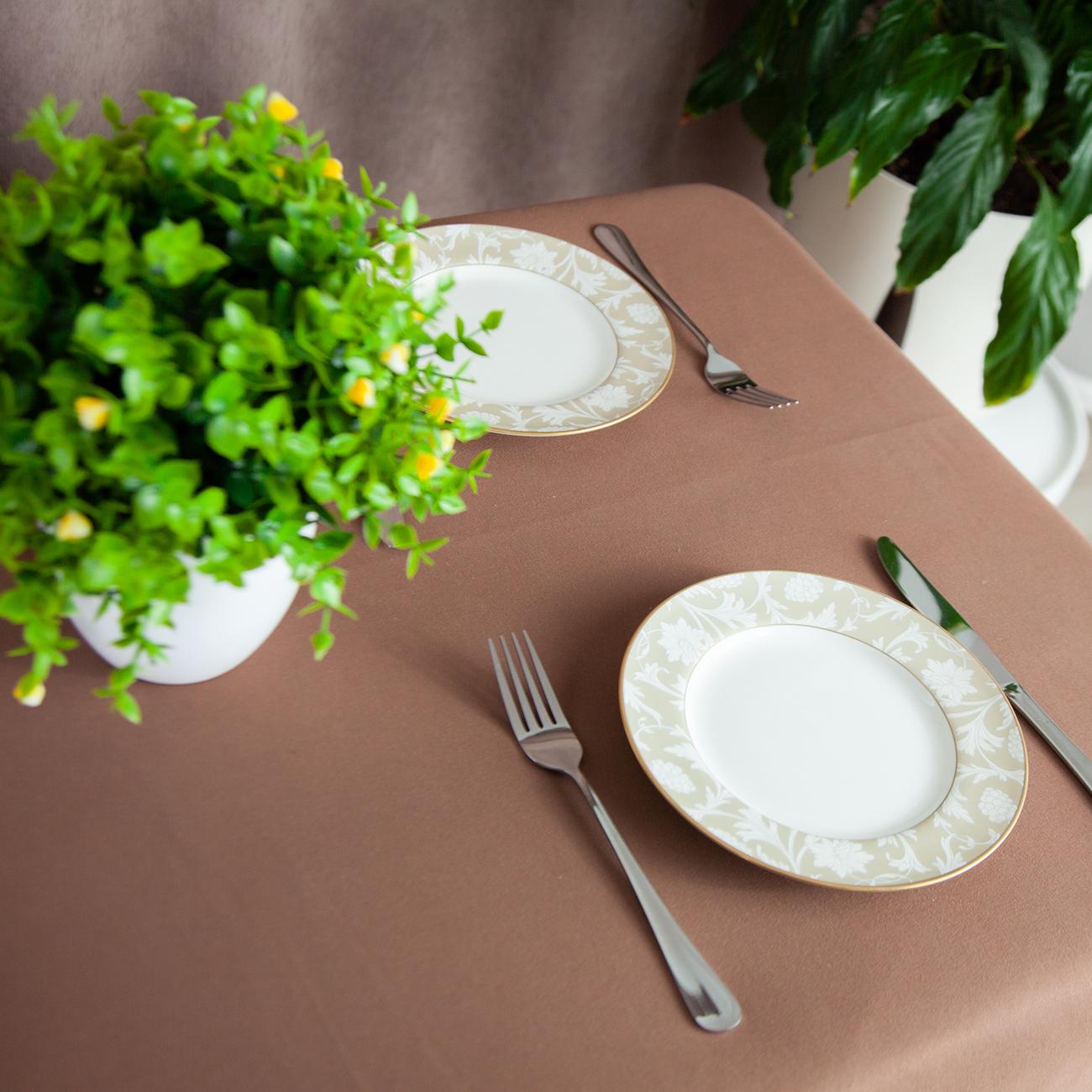 Tablecloth "Aquastop" water repellent Brownie, 140x180 - Photo 6