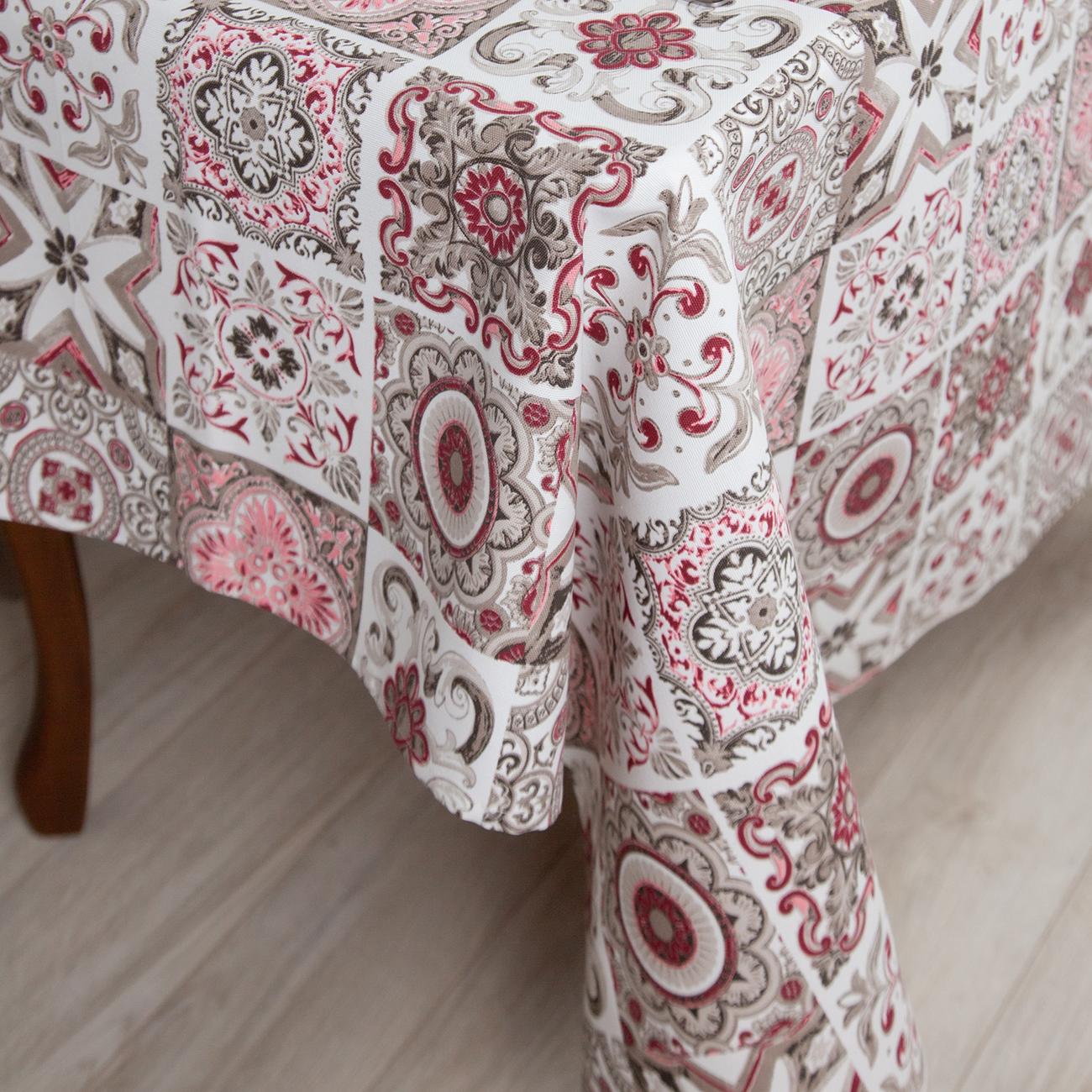 Tablecloth "Panama" water repellent Red Provence, 180x220 - Photo 3