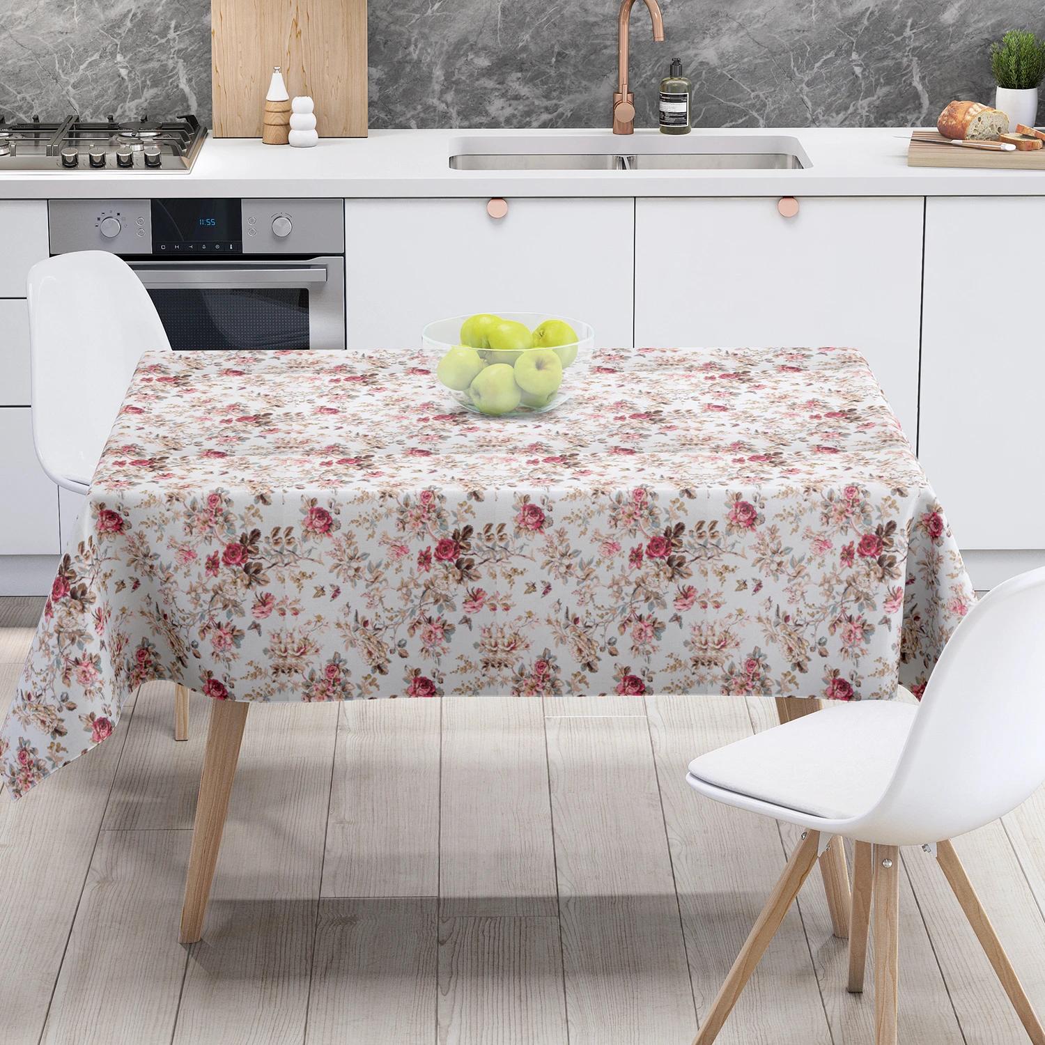 Tablecloth "Panama" water repellent Festive Bouquet