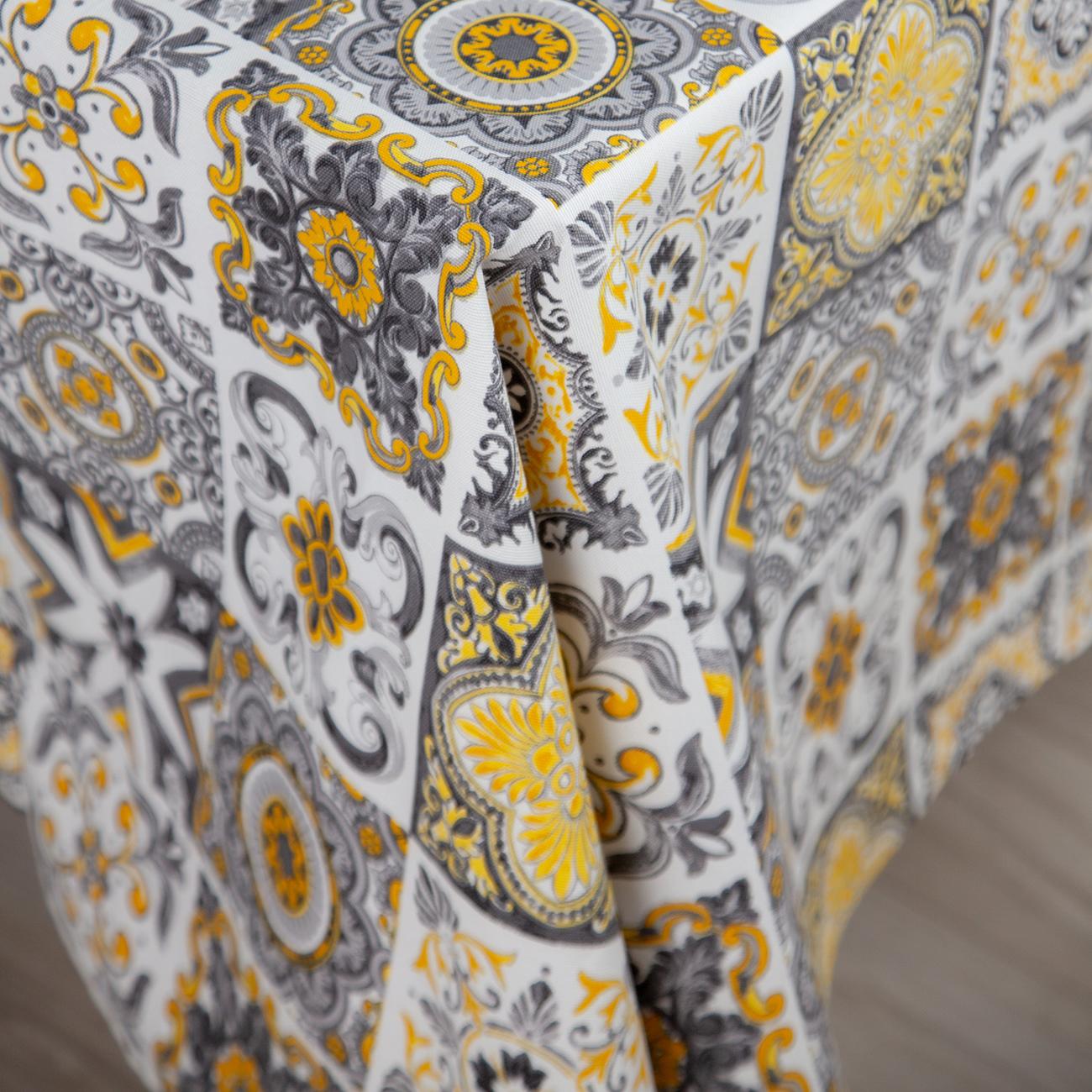 Tablecloth "Panama" water repellent Gray provence, 180x220 - Photo 3