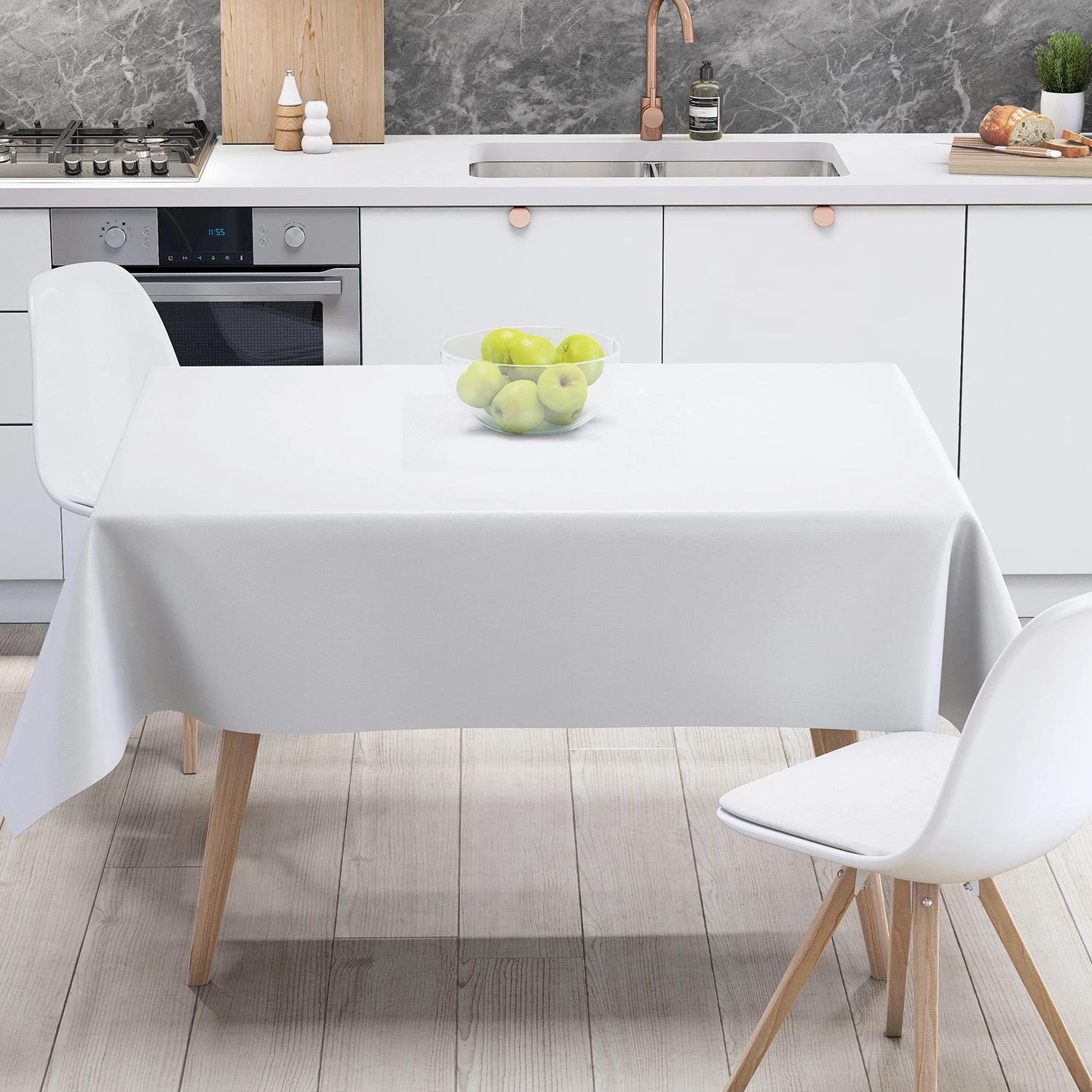 Tablecloth "Panama" water repellent White