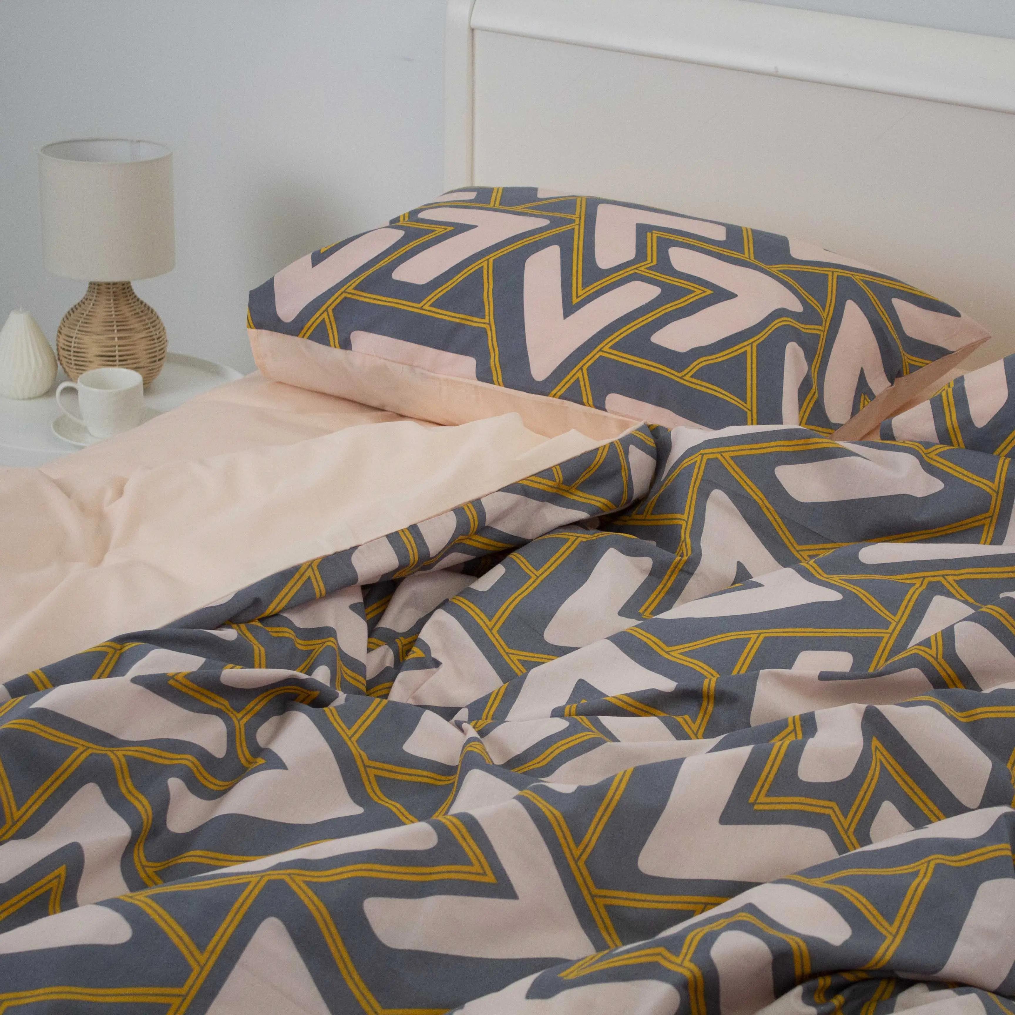 Bed Linen Set TEP "Happy Sleep" Abstract Triangles, one and a half - Photo 6 Bed Linen Set TEP "Happy Sleep" Abstract Triangles, one and a half - Photo 6