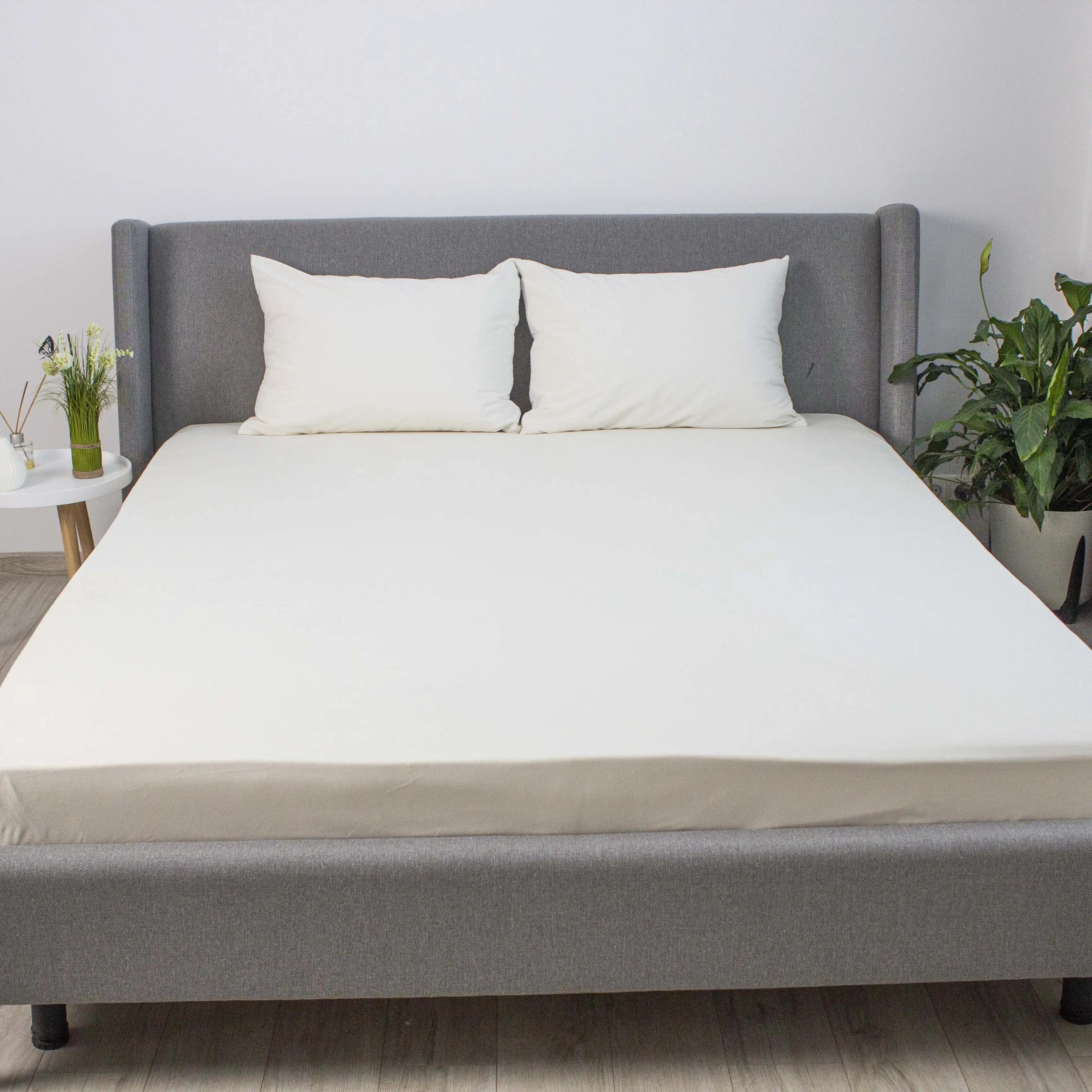 Sheet ТЕП VELOUR with an elastic band milky, 160x200 - Photo 2 Sheet ТЕП VELOUR with an elastic band milky, 160x200 - Photo 2