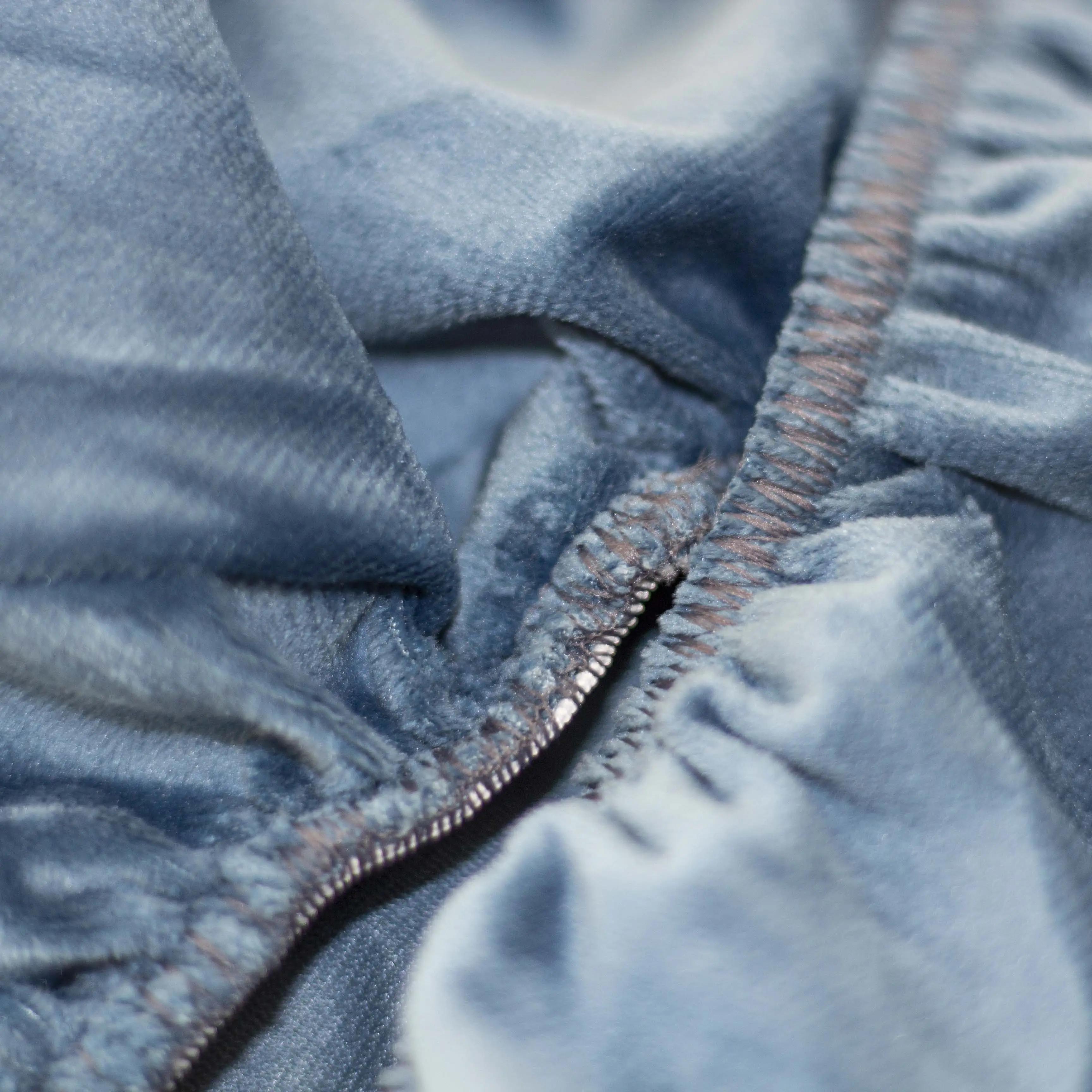 Простирадло ТЕП "VELOUR" з резинкою темно-синій, 160x200 - Фото 9 Простирадло ТЕП "VELOUR" з резинкою темно-синій, 160x200 - Фото 9