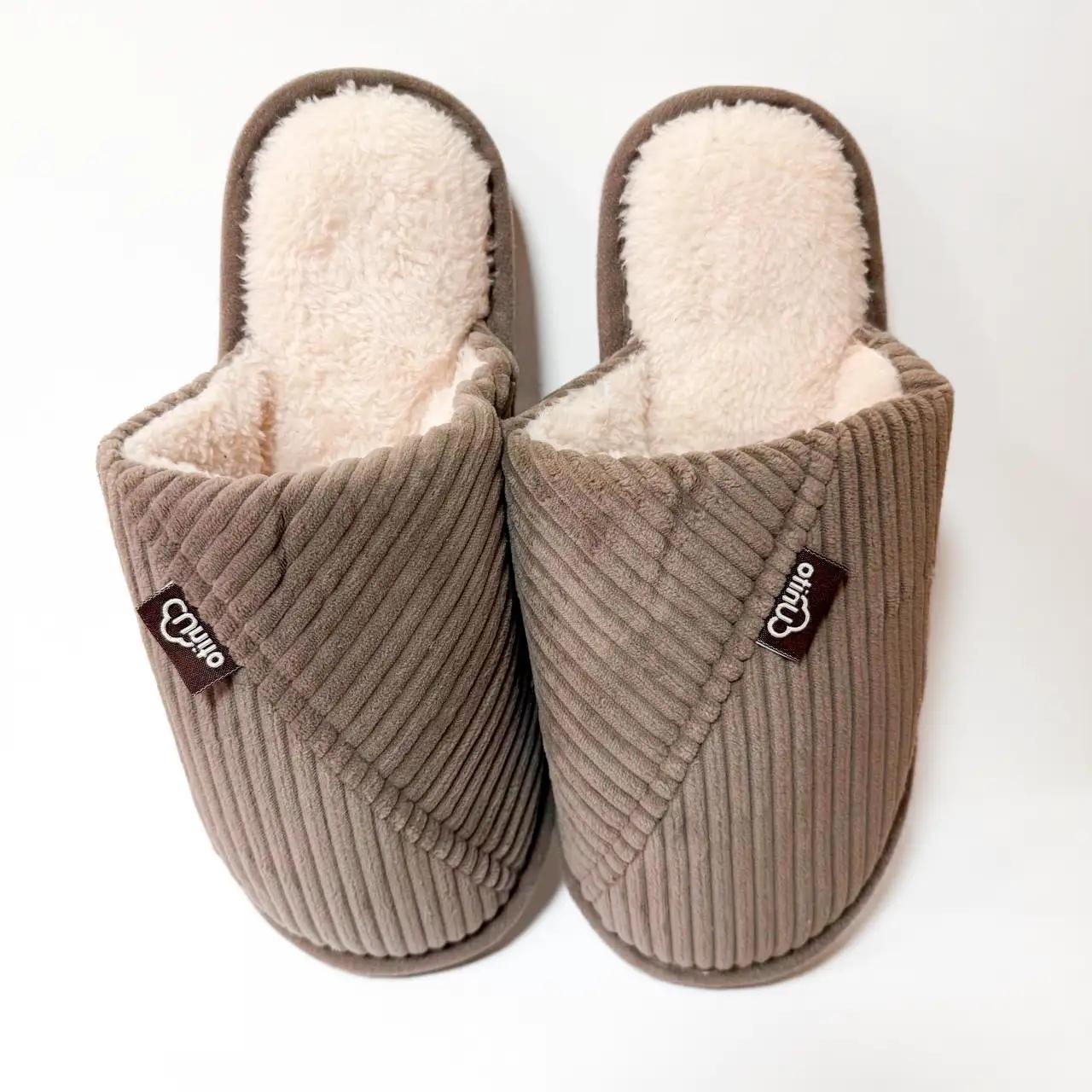 Домашние мужские тапочки ТЕП Classic Warm, коричневые Домашние мужские тапочки ТЕП Classic Warm, коричневые