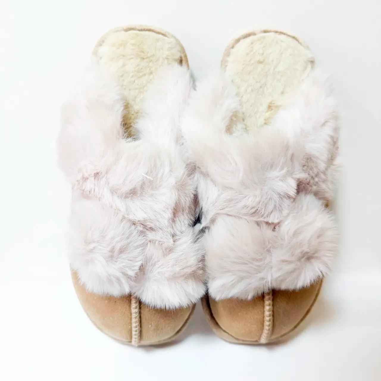 Home slippers TEP Fluffy Comfort yellow Home slippers TEP Fluffy Comfort yellow