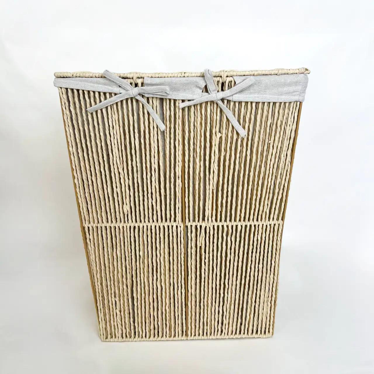 Комплект корзин для белья Natural Home, 3 шт, бежевые Комплект корзин для белья Natural Home, 3 шт, бежевые