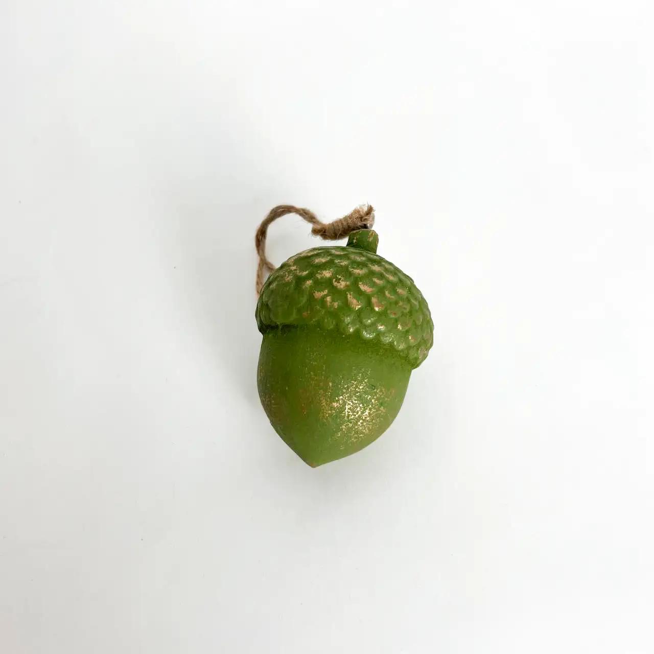 Forest Charm Christmas tree decoration, 6 cm, wooden, olive green Forest Charm Christmas tree decoration, 6 cm, wooden, olive green