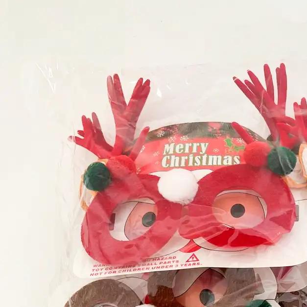 Рождественские очки «Warm Reindeer», пластиковые, красные, с декором Рождественские очки «Warm Reindeer», пластиковые, красные, с декором