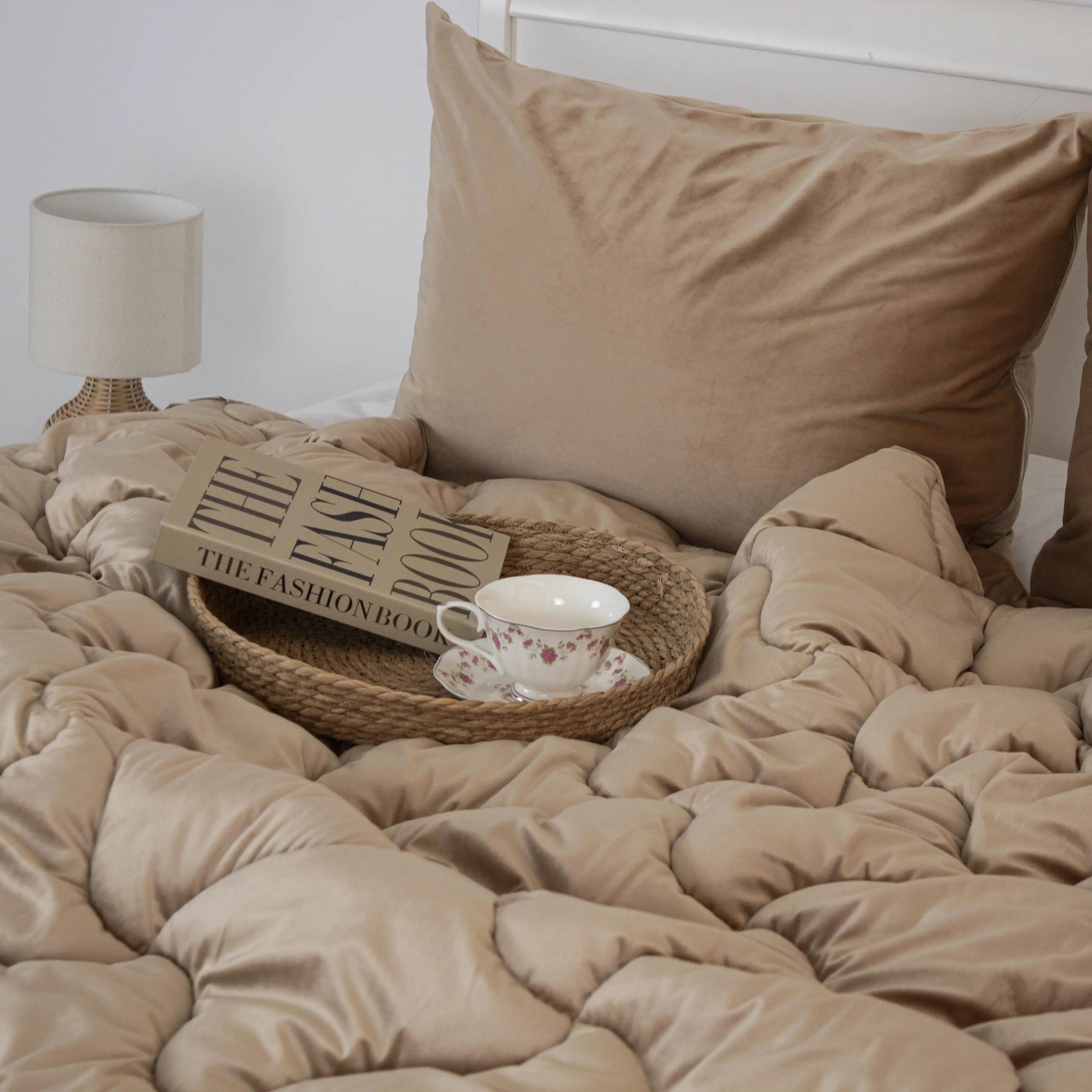 Одеяло ТЕП «VELOUR» Золотой беж, 180x210 - Фото 5 Одеяло ТЕП «VELOUR» Золотой беж, 180x210 - Фото 5