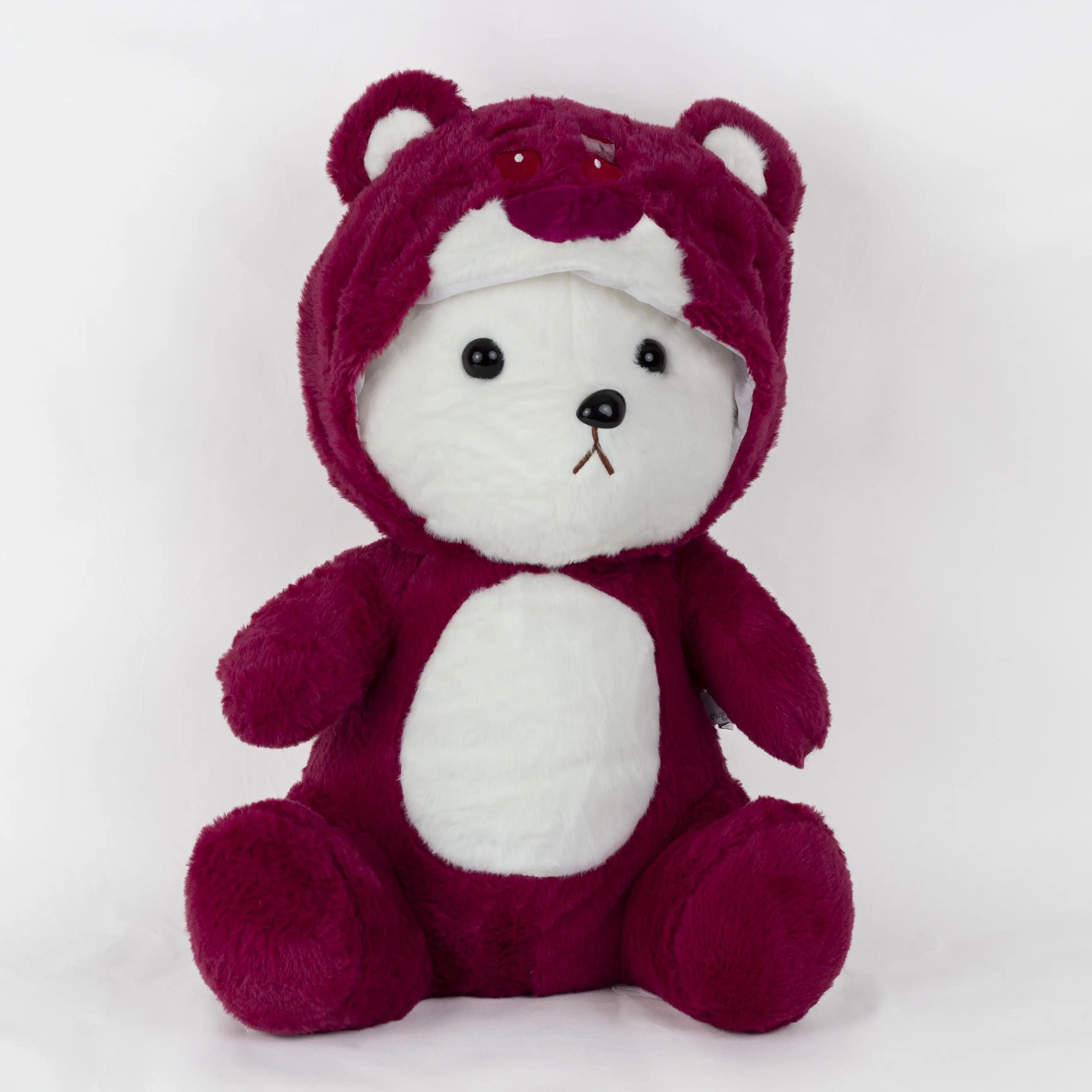 М'яка іграшка Ведмедик Тедді в костюмі Лотсо з пледом — Lotso Teddy Functional Warm Set М'яка іграшка Ведмедик Тедді в костюмі Лотсо з пледом — Lotso Teddy Functional Warm Set