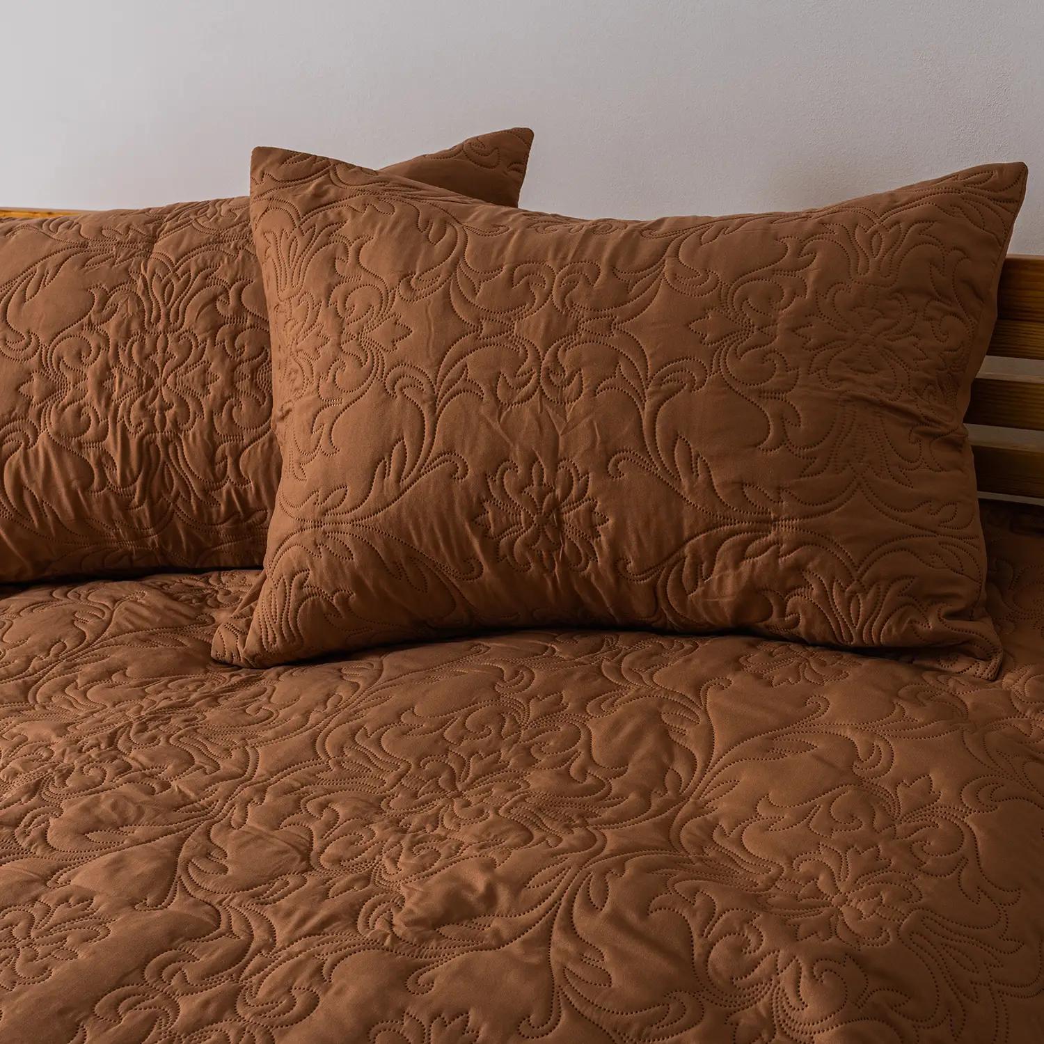 Bedspread TEP "VINTAGE" 1 pillowcase 50*70 sm Coffee/Arabian night, 150x210 - Photo 3 Bedspread TEP "VINTAGE" 1 pillowcase 50*70 sm Coffee/Arabian night, 150x210 - Photo 3